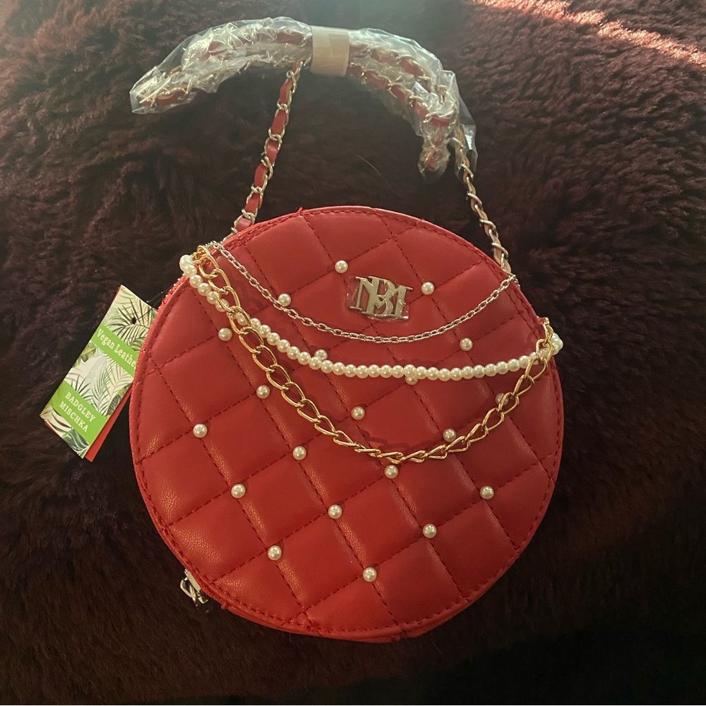 Red Quilted Crossbody Bag